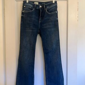 Pilcro Dark Blue Flare Jeans